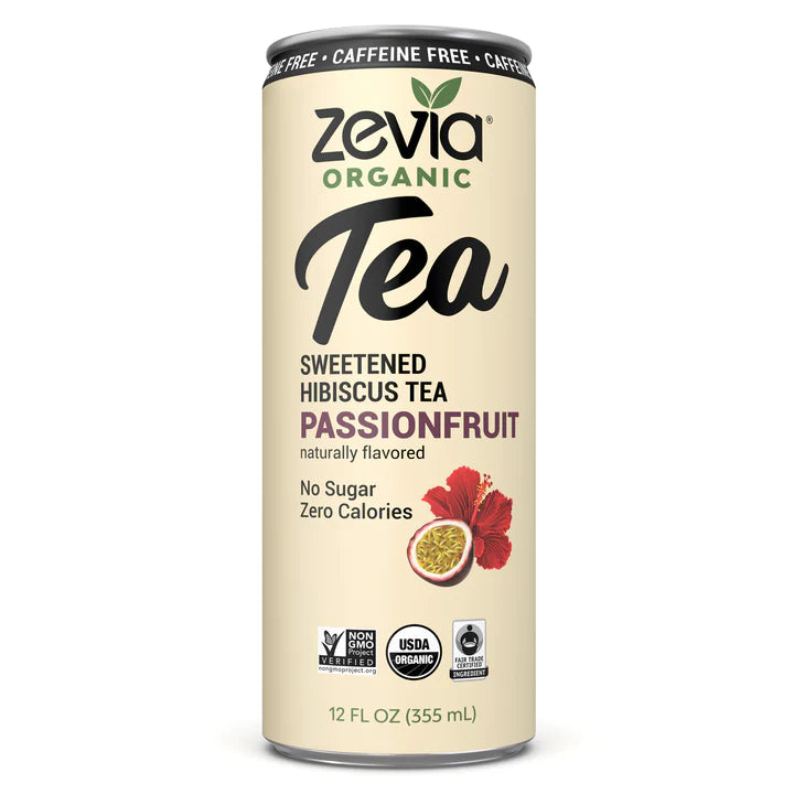 Zevia CF Hibiscus Passionfruit Tea (12x355ml) (jit) - Pantree