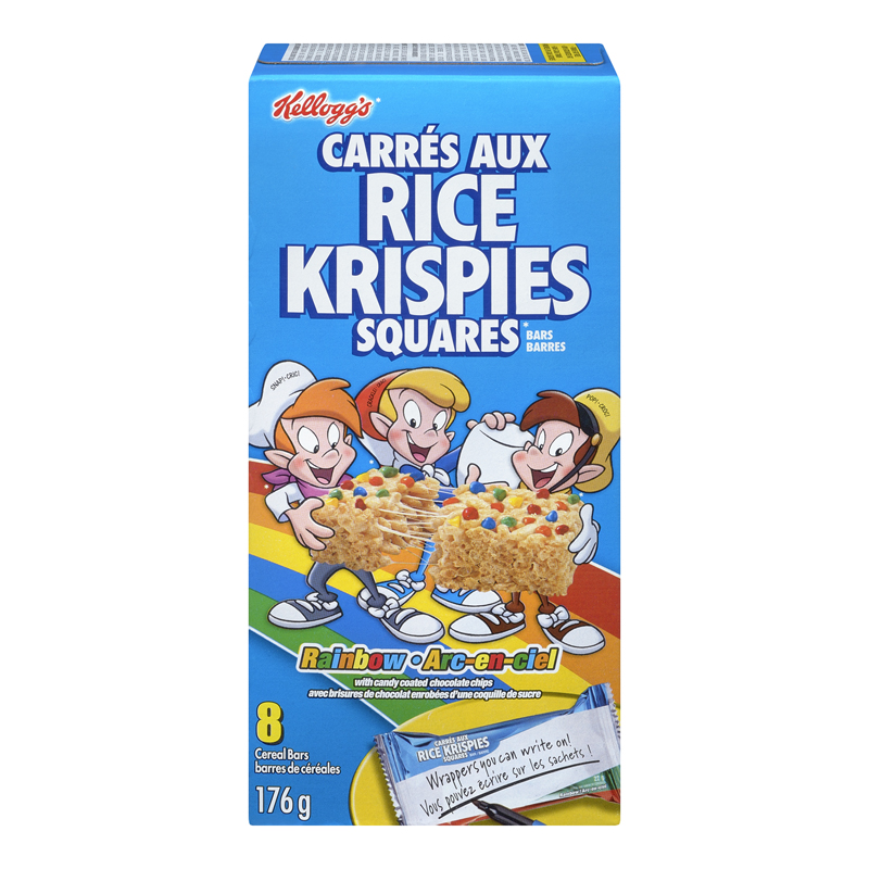 Kelloggs Rice Krispies Square Rainbow  (12-176g (96 Squares)) (jit) - Pantree