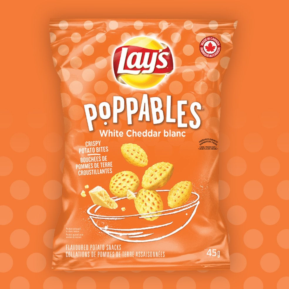 Lay's - Poppables - White Cheddar (36x45g) - Pantree