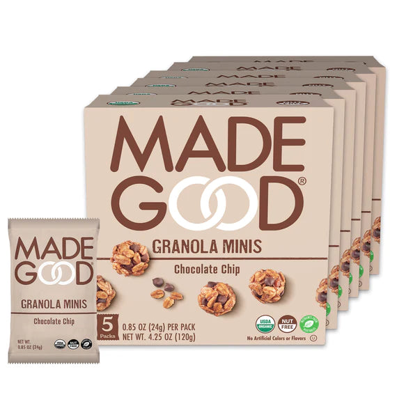 Made Good Chocolate Chip Granola Minis (CASE: 30 x 24 g) - Pantree