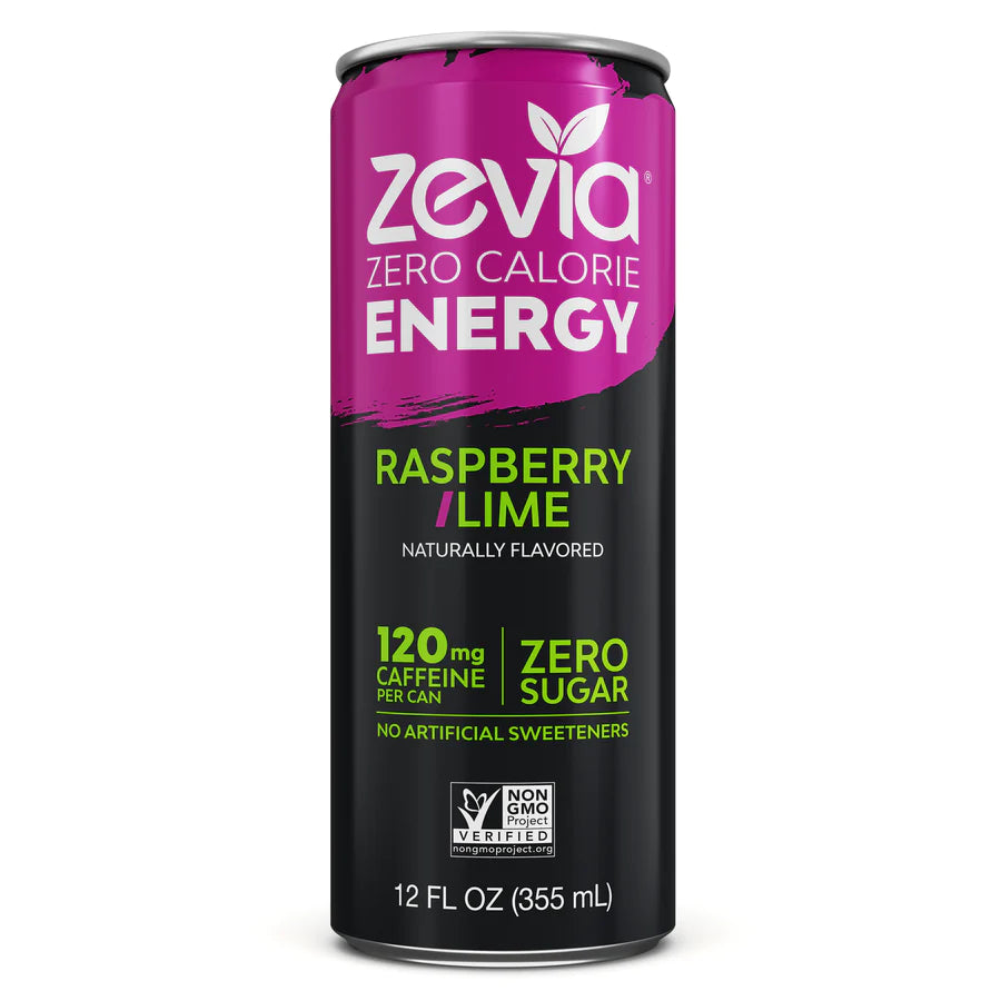 Zevia Energy Drink - Raspberry Lime (12x355ml) (jit) - Pantree