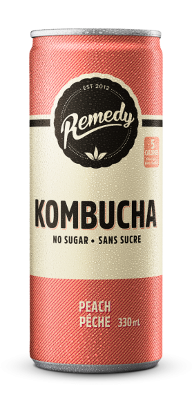 Remedy Kombucha - Peach (24 x 330ml) - Pantree