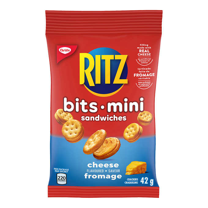 Ritz Mini Bites Cheese Flavoured Sandwiches (30 x 42g) - Pantree