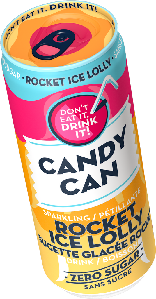 Candy Can - Ice Rocket Lolly (12x330ml) - Pantree