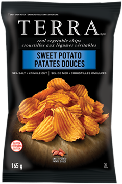 Terra Sweet Potato Krinkle Chips (Gluten Free, Non-GMO, Kosher) (12-141 g) (jit) - Pantree