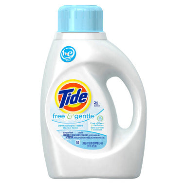 Tide Liquid Laundry Detergent Free Gentle 25 Load 6/1.09L (jit) - Pantree