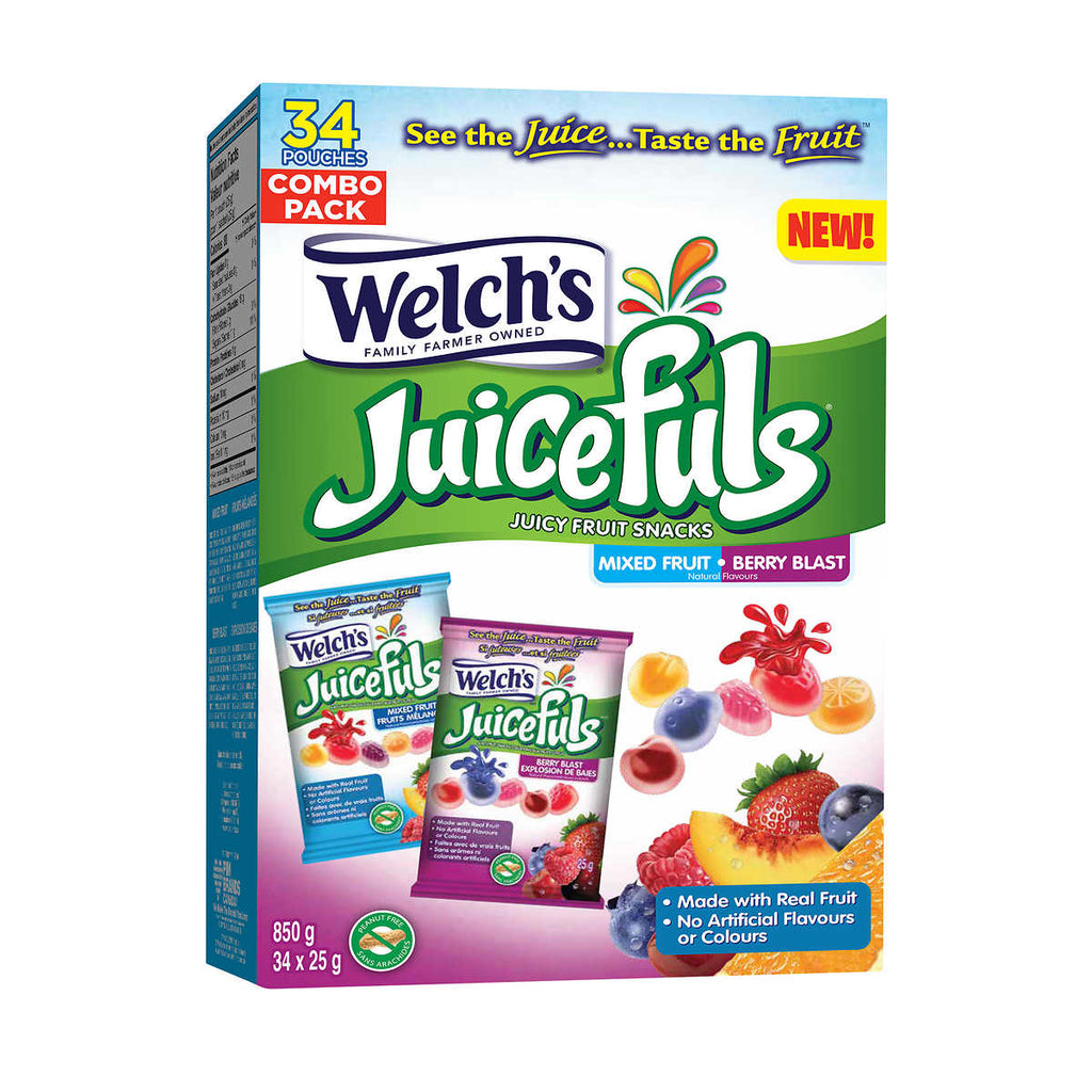 Welch's Juicefuls Variety Pack (34 x 25g) - Pantree