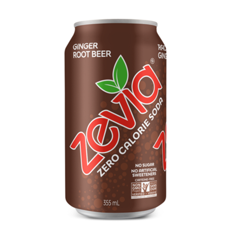 Zevia Soda - Ginger Root Beer (24x355ml) (jit) - Pantree