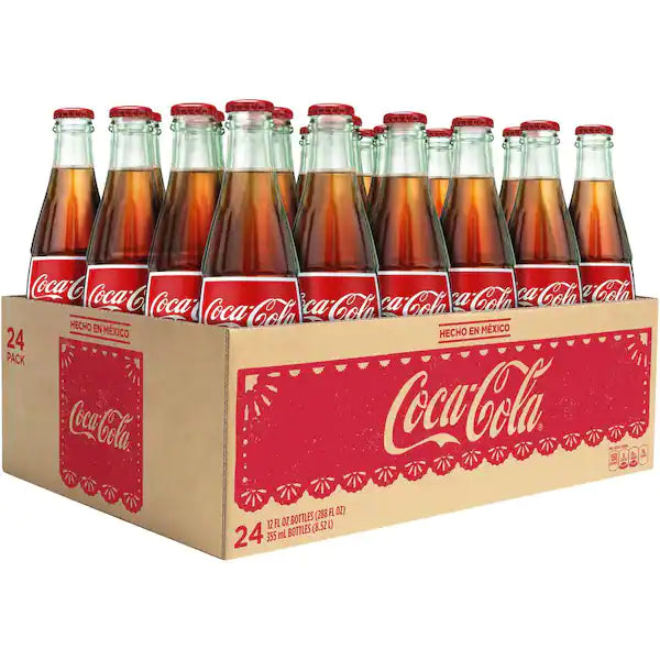 Coca-Cola Mexico Glass Bottle (24-355 mL) - Pantree