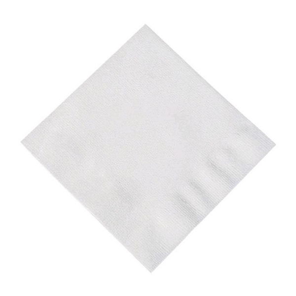 White 2Ply Cocktail Napkin (12x300) (jit) - Pantree Food Service