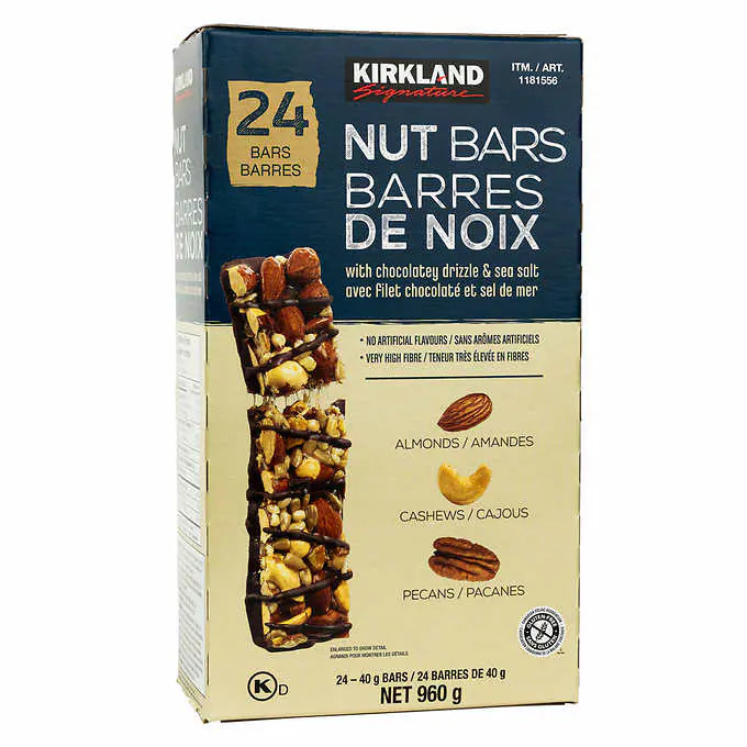 Kirkland Signature - Nut Bars (24x960g) - Pantree