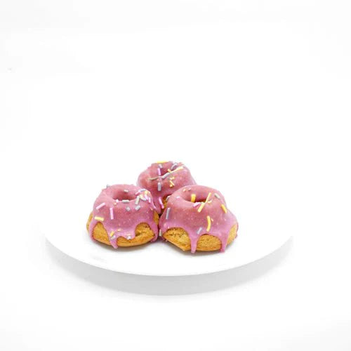 Tori's Bakeshop Mini Vanilla Donut - 3 Day Shelf Life (Gluten Free, Organic, Soy Free, Vegan, Toronto Company) (12 Mini Donuts) (jit) - Pantree