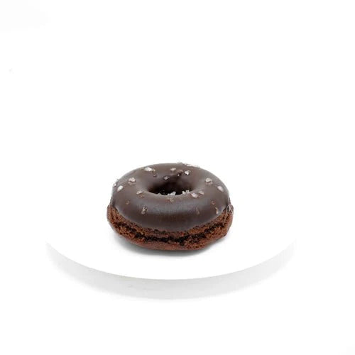 Tori's Bakeshop Donut, Dark Chocolate with Sea Salt - 3 Day Shelf Life (Gluten Free, Organic, Soy Free, Vegan, Toronto Company) (6 Donuts) (jit) - Pantree