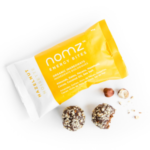 nomz - Energy Bites - Hazelnut (12 pouches / 24 energy bites) - Pantree