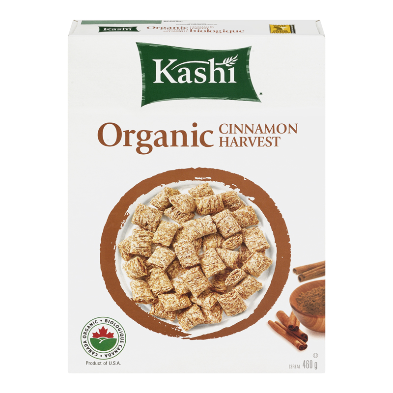 Kashi Organic Cinnamon Harvest Whole Wheat Biscuits Cereal (Non-GMO, Kosher, Vegan, Organic) (12-460 g) (jit) - Pantree