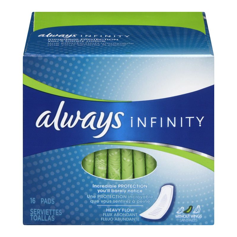 Always Infinity Regular w/ Wings (12-18 ea) (jit) - Pantree