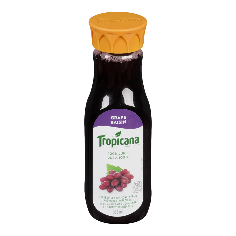 Tropicana Grape Juice (12-355 mL) (jit) - Pantree
