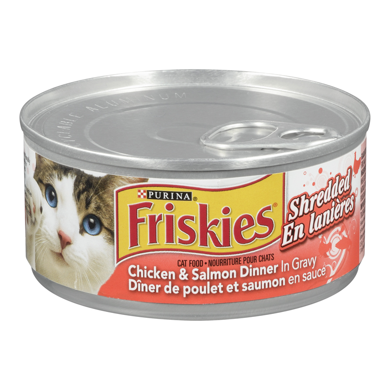 Friskies Shredded Chicken & Salmon Gravy (24-156 g) (jit) - Pantree
