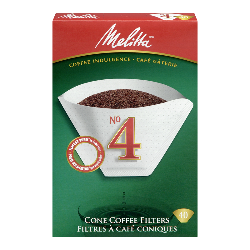 Melitta Coffee Filter #4 (12-40 Filters) - Pantree