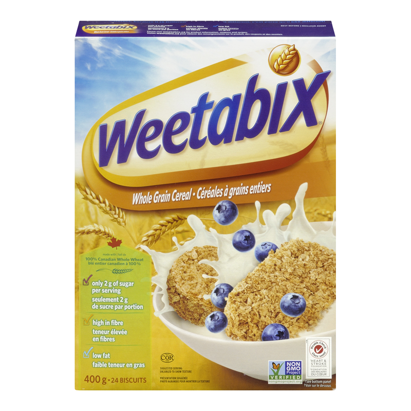Weetabix Cereal - Original (Non - GMO) (12-400 g) (jit) - Pantree