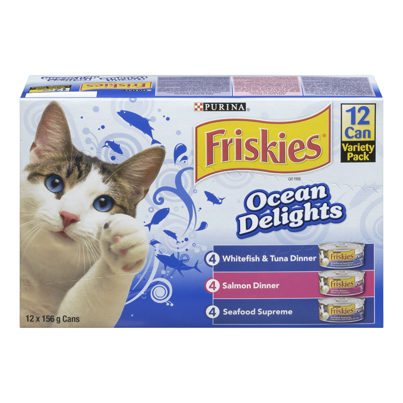 Friskies Ocean Delights Variety Pack (24 - 156 gr) (jit) - Pantree
