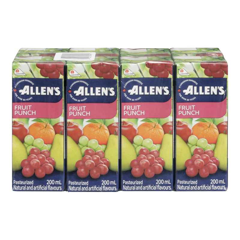 Allens Fruit Punch Drink (Tetra) (32-200 mL) - Pantree