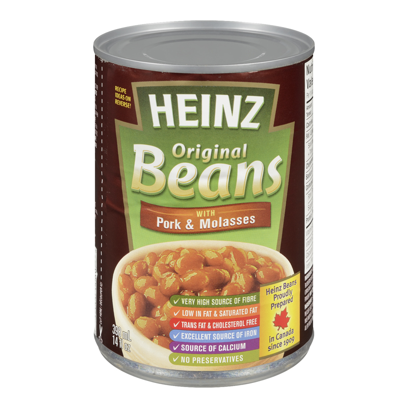 Heinz Pork & Beans in Molasses  (24 - 398 ml) (jit) - Pantree