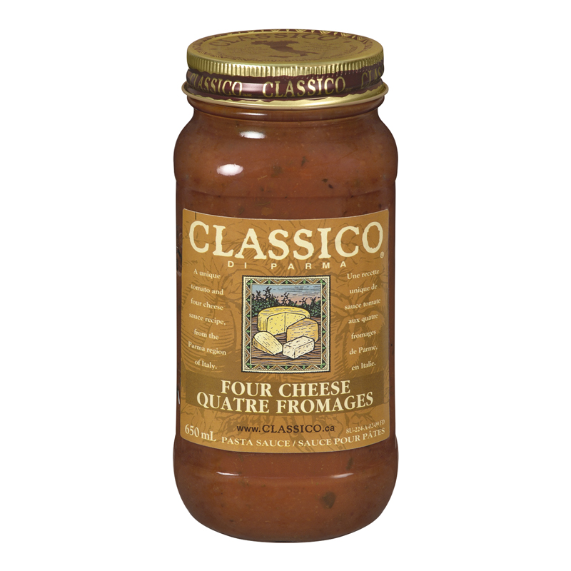 Classico Di Parma - Four Cheese Tomato Sauce (12-650 mL) (jit) - Pantree