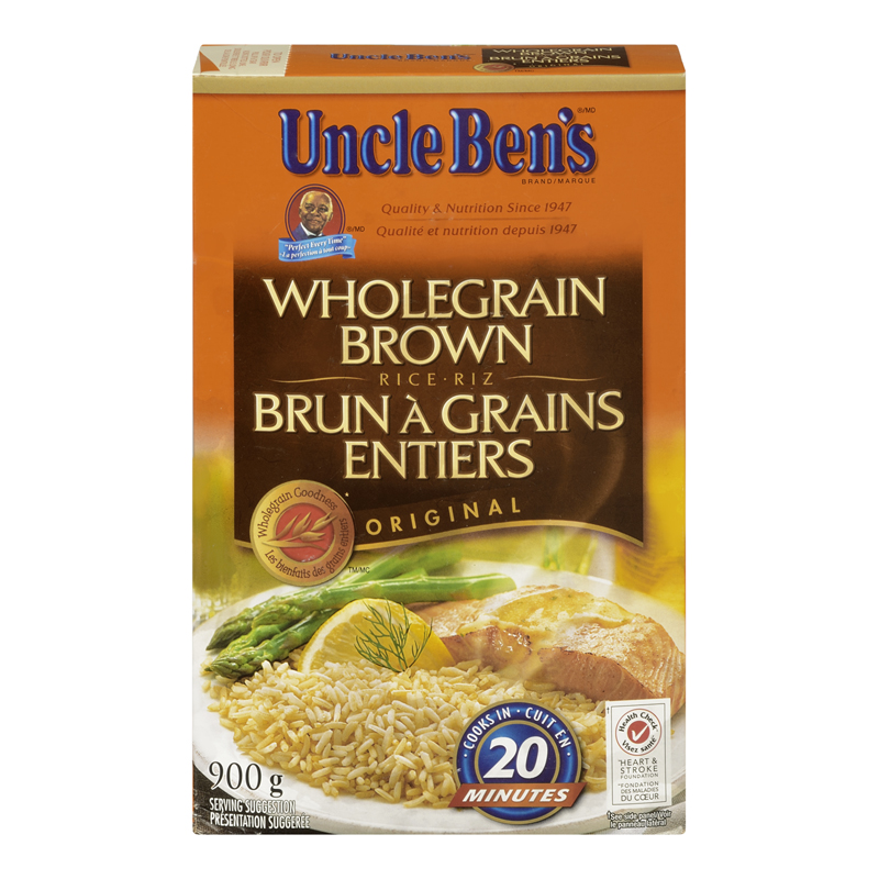 Uncle Ben's Whole Grain Brown Rice (12-900 g) (jit) - Pantree