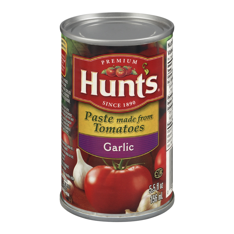 Hunt's Tomato Paste With Garlic (48-156 mL) (jit) - Pantree