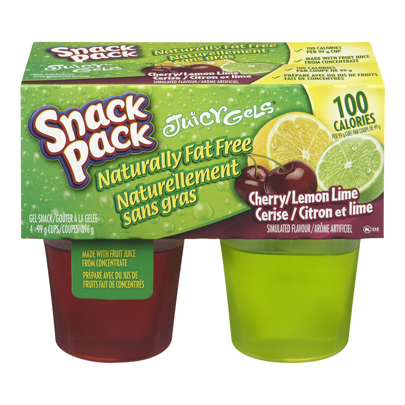 Hunt's Juicy Gels Cherry Lemon Lime (48-99 g (Cups)) (jit) - Pantree