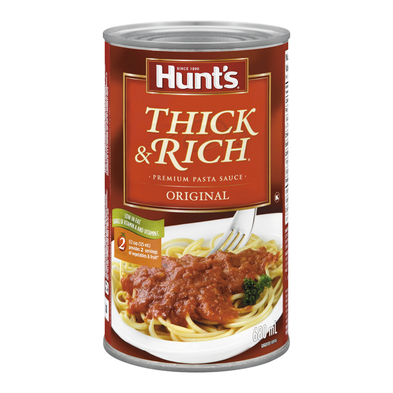 Hunt's Pasta Sauce Thick/rich Orig. (12-680 mL) (jit) - Pantree
