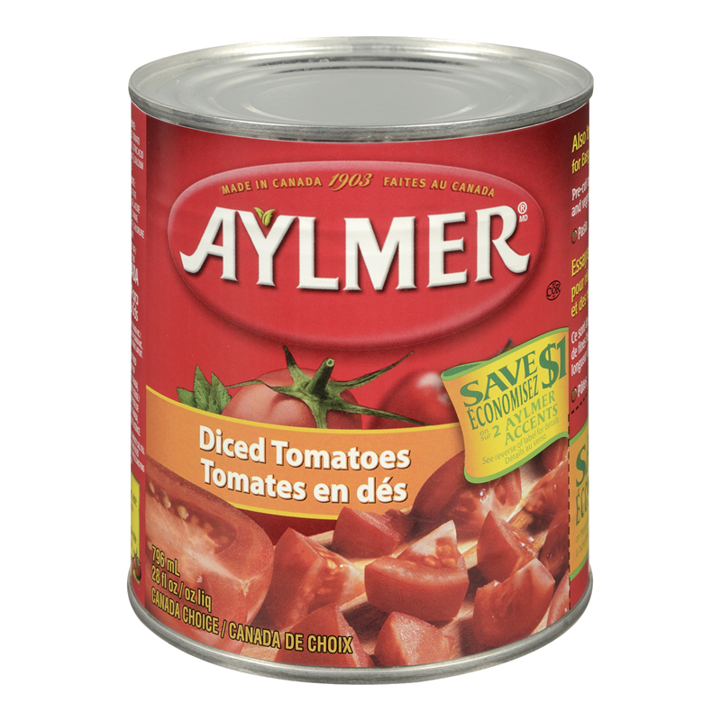 Aylmer Diced Tomatoes (24-796 mL) (jit) - Pantree