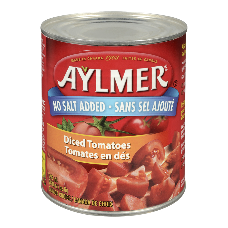 Aylmer Tomatoes Diced Nsa (24-796 mL) (jit) - Pantree