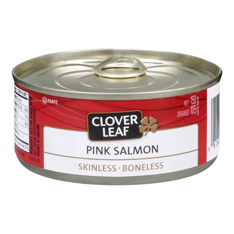 Clover Leaf Pink Salmon Skinless/Boneless (24-150 g) (jit) - Pantree