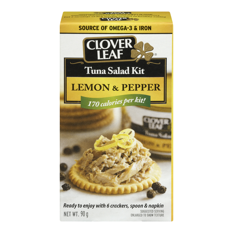 Clover Leaf Tuna Salad Kit Lemon Pepper (12-90 g) (jit) - Pantree