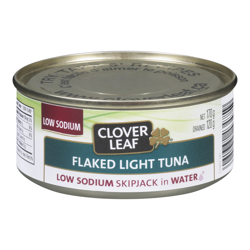Clover Leaf Flake Light Skipjack Tuna Low Sodium (24-170 g) (jit) - Pantree