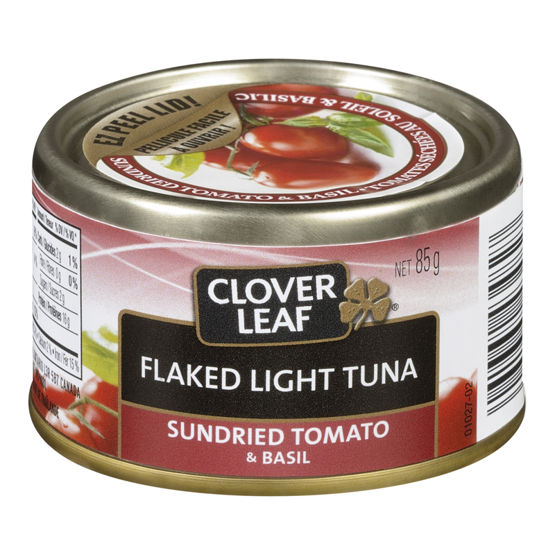 Clover Leaf Flaked Light Tuna - Sundried Tomato & Basil (24-85 g) (jit) - Pantree