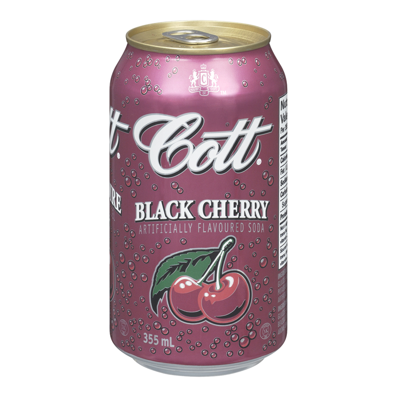 Cott's Black Cherry (12-355 mL) - Pantree