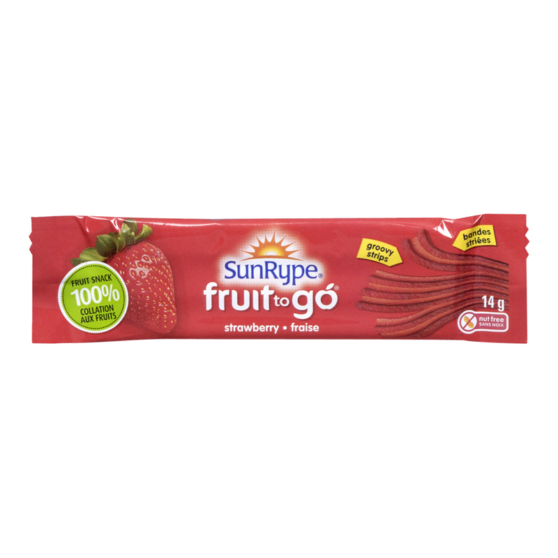 SunRype Fruit To Go Strawberry (Gluten Free, Peanut Free, Vegan) (154-14 g (Bars)) (jit) - Pantree