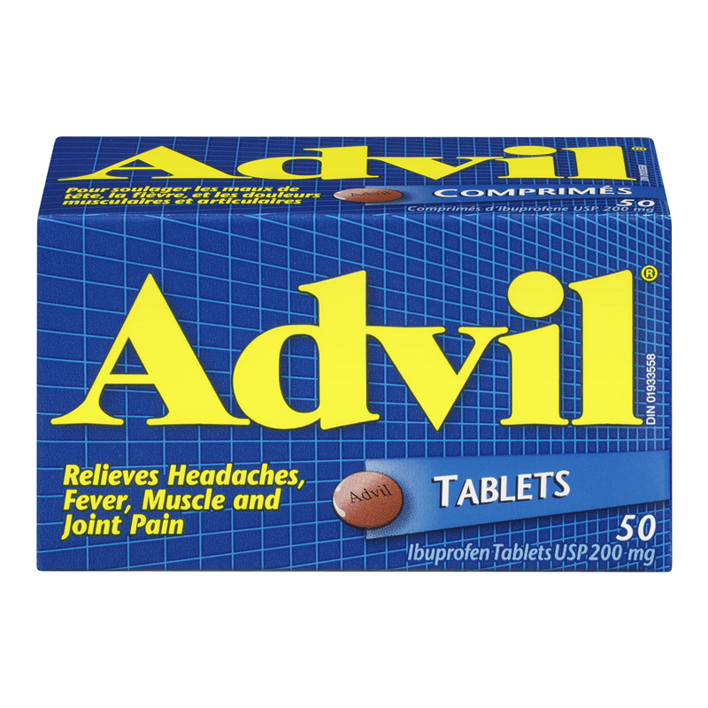 Advil Tablets 200mg (1-50 ea) (jit) - Pantree