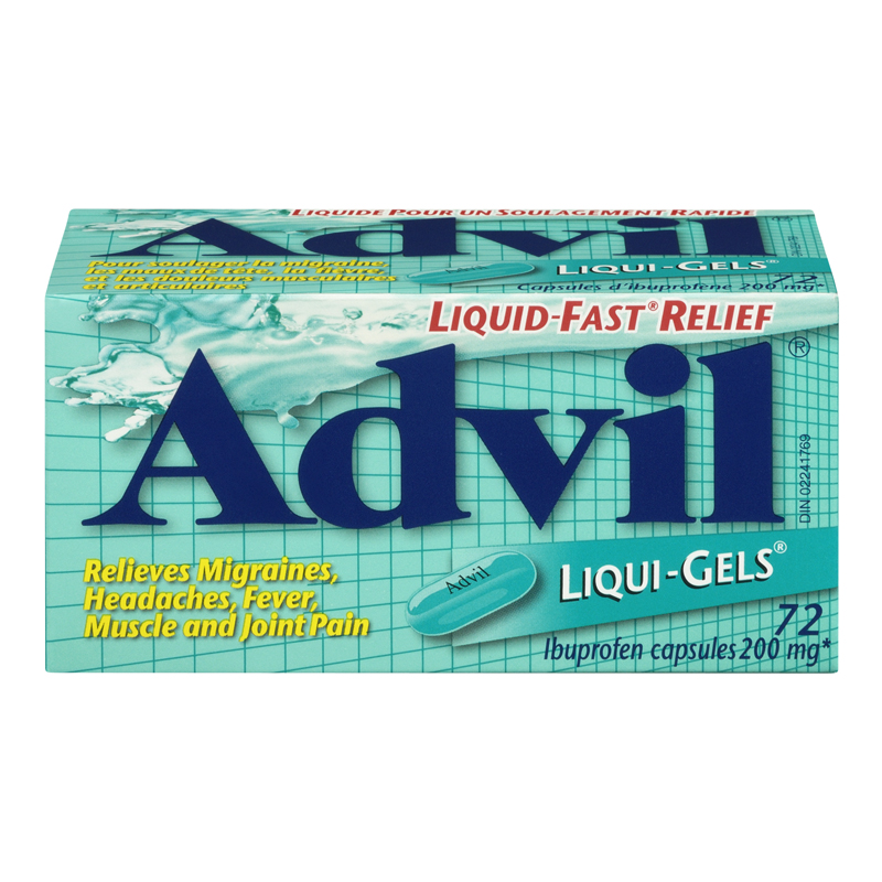 Advil Liquid Gels (1-72 ea) (jit) - Pantree