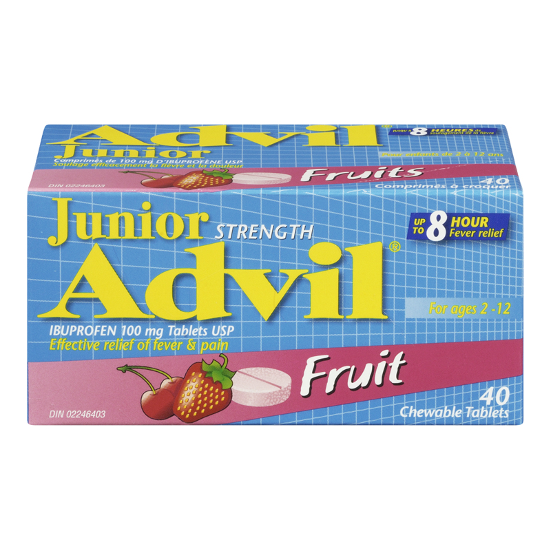 Advil Jr Strength Fruit (1-40 ea) - Pantree