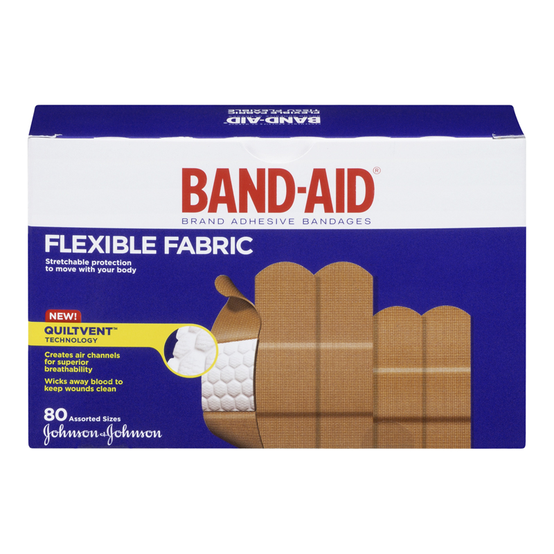 Bandaid Fabric Assorted Value Pack (1-80 ea) (jit) - Pantree