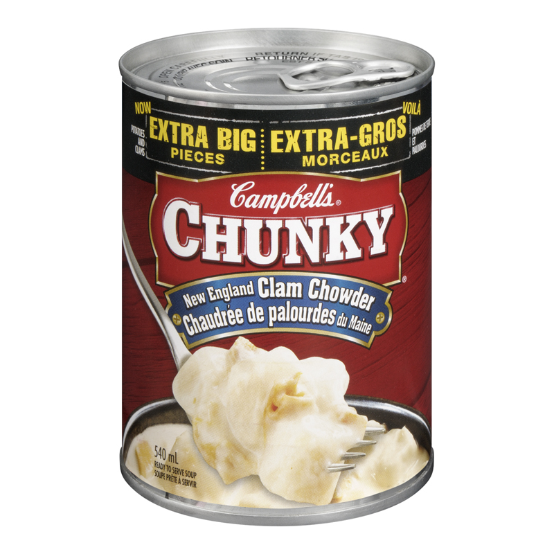 Campbell's Chunky New England Clam Chowder (24-540 mL) (jit) - Pantree
