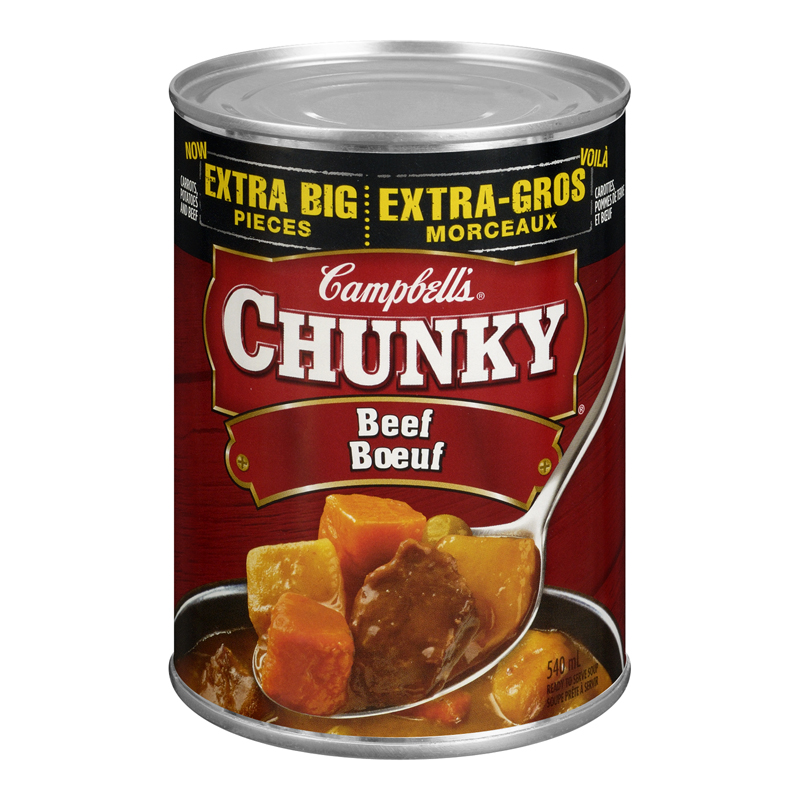 Campbell's Chunky Soup Beef (24-540 mL) (jit) - Pantree