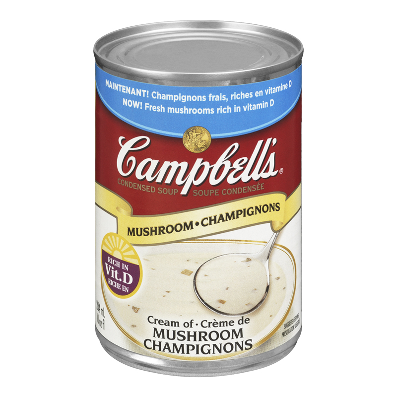 Campbell's Soup Cream Of Mushroom (48-284 mL) (jit) - Pantree