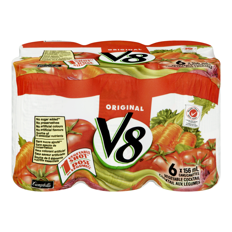 V8 Juice Vegetable Cocktail  (48-156 mL) (jit) - Pantree