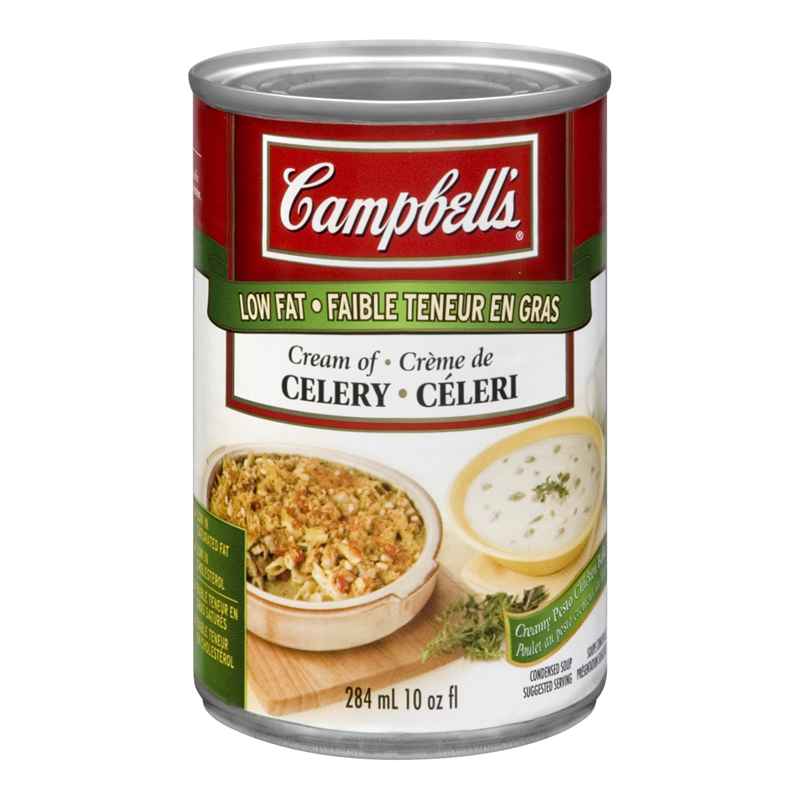Campbell's Soup Cream Of Celery Low Fat (24-284 mL) (jit) - Pantree