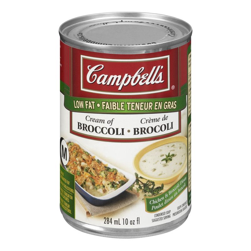Campbell Soup Cream Of Broccoli Low Fat (24-284 mL) (jit) - Pantree